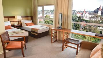 Suite Junior, 2 lits une place | Draps en coton égyptien, literie de qualité supérieure