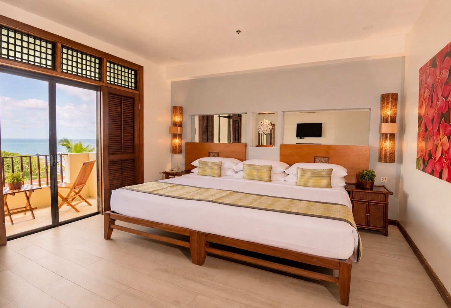 Premiere Deluxe Poolside | 1 bedroom, minibar, in-room safe, desk