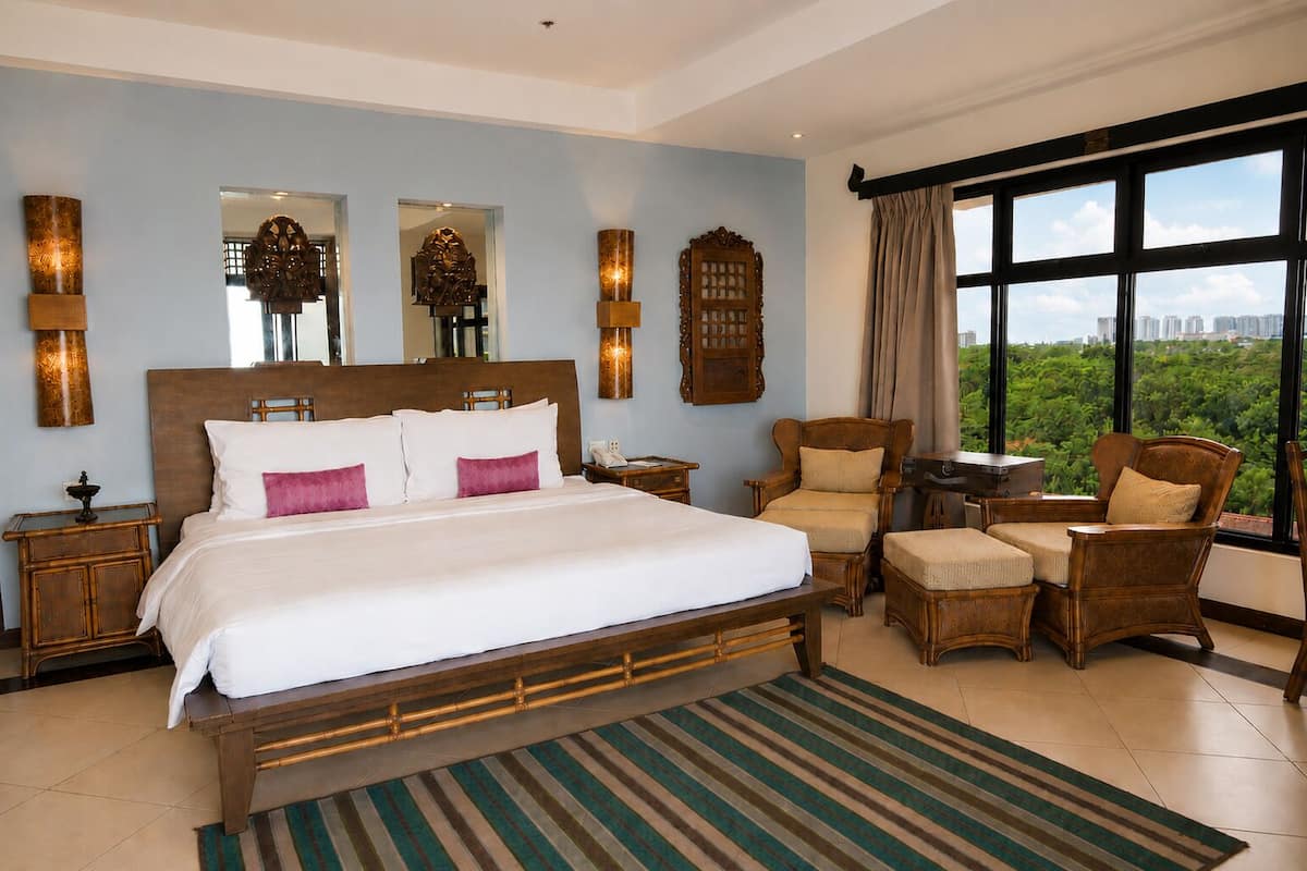 Quarto júnior, 1 quarto, para não fumantes, vista para o oceano | 1 quarto, frigobar, cofres nos quartos, escrivaninha