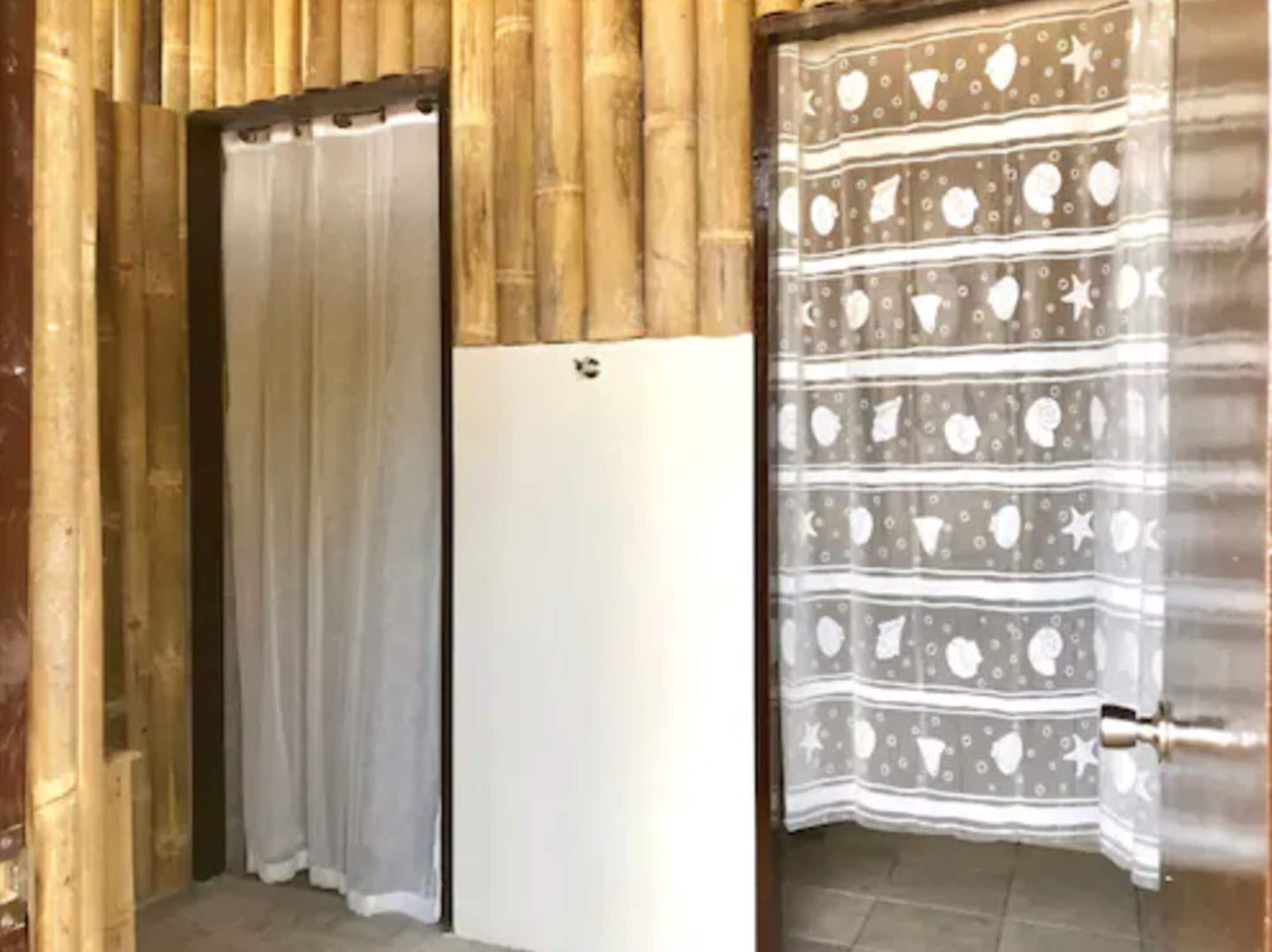 glamping tent | bathroom shower