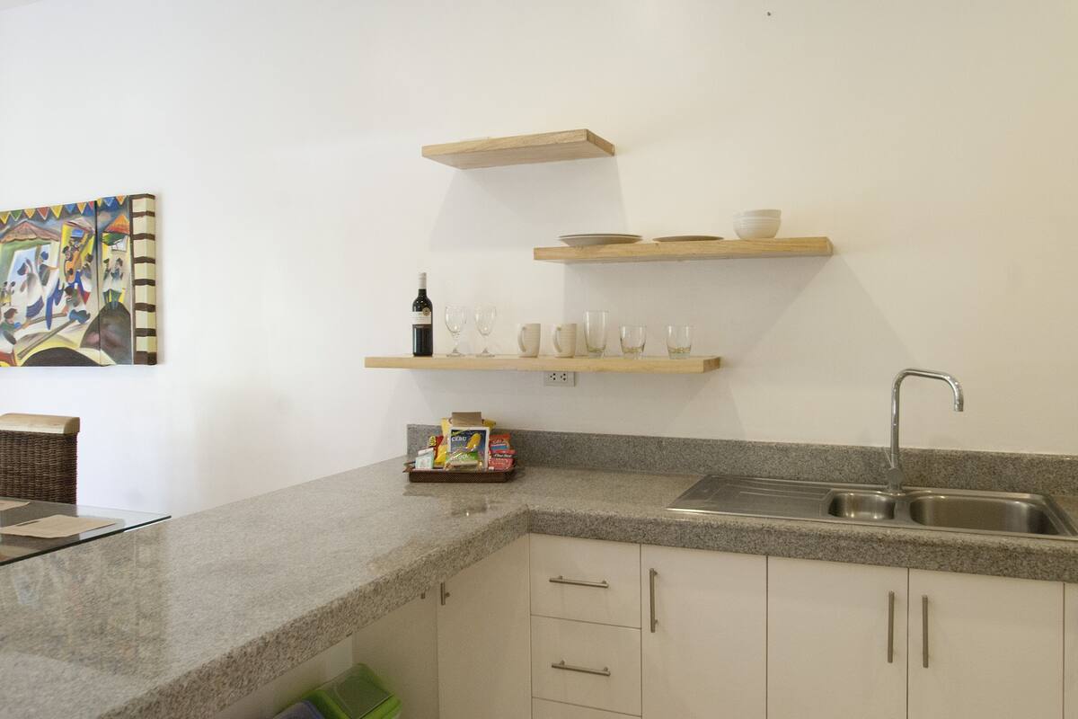 garden apartment	 | private kitchen