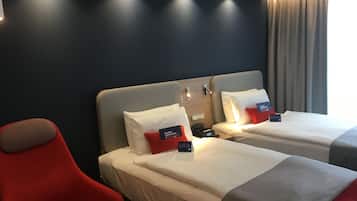 In-room safe, desk, blackout drapes, soundproofing