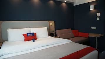 Standard Room, 1 Double Bed with Sofa bed (Free Breakfast) | In-room safe, desk, blackout drapes, soundproofing