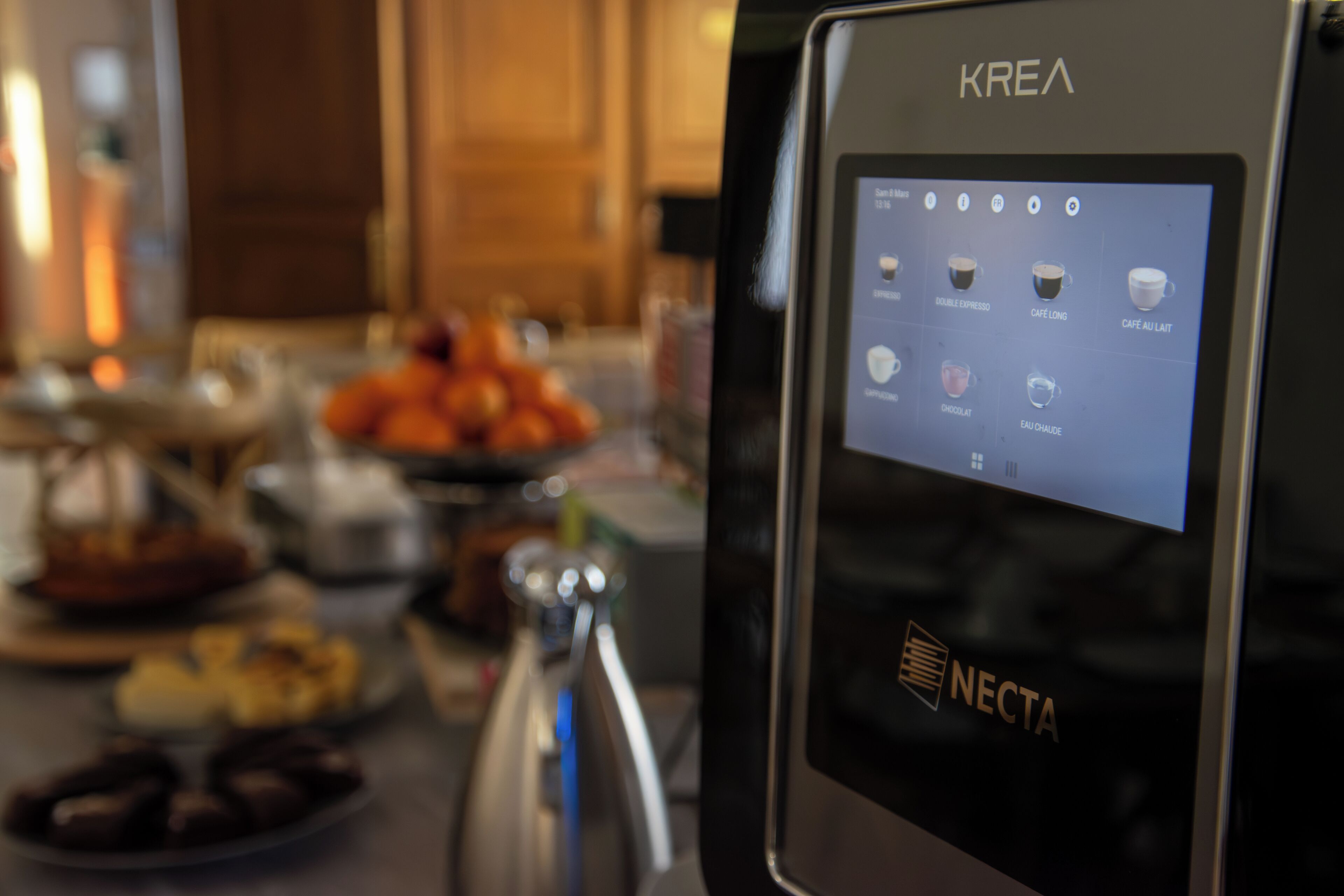 daily buffet breakfast (eur 9 per person)