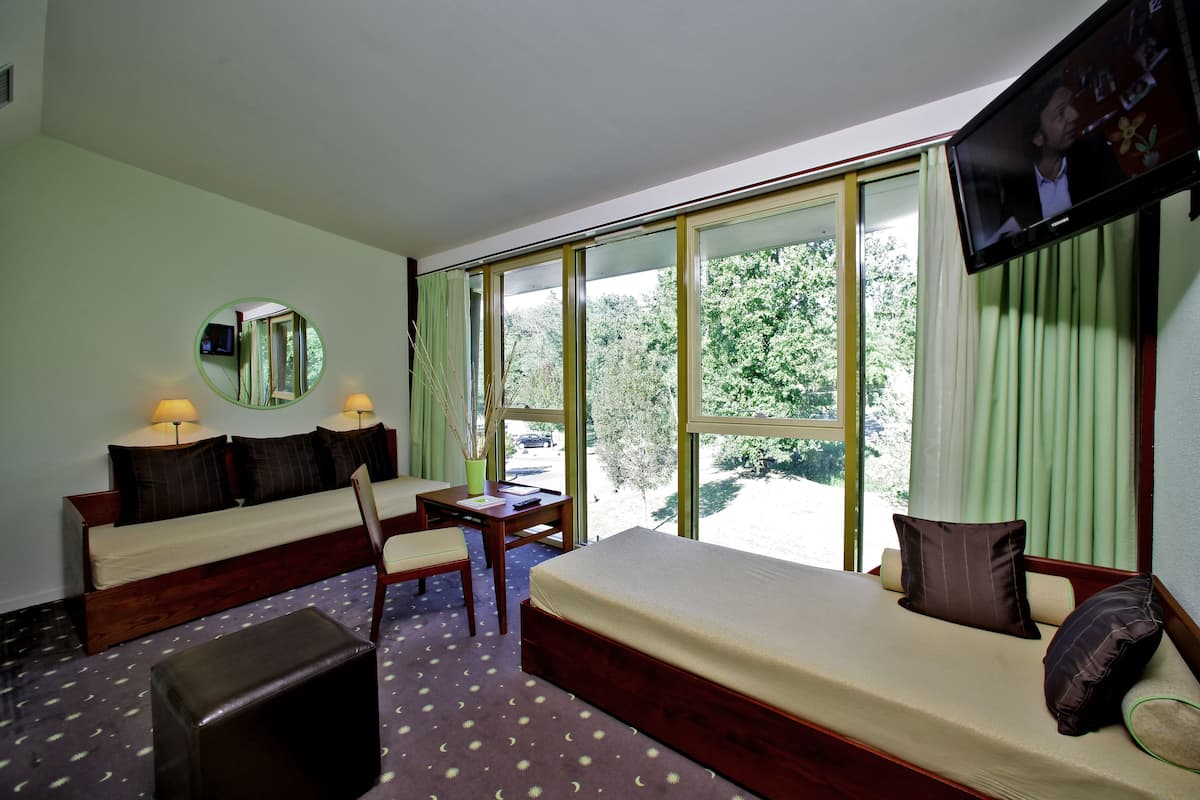 Suite | Desk, free cots/infant beds, free WiFi, bed sheets