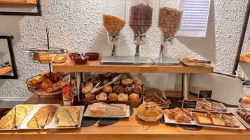 Daily buffet breakfast (EUR 12 per person)