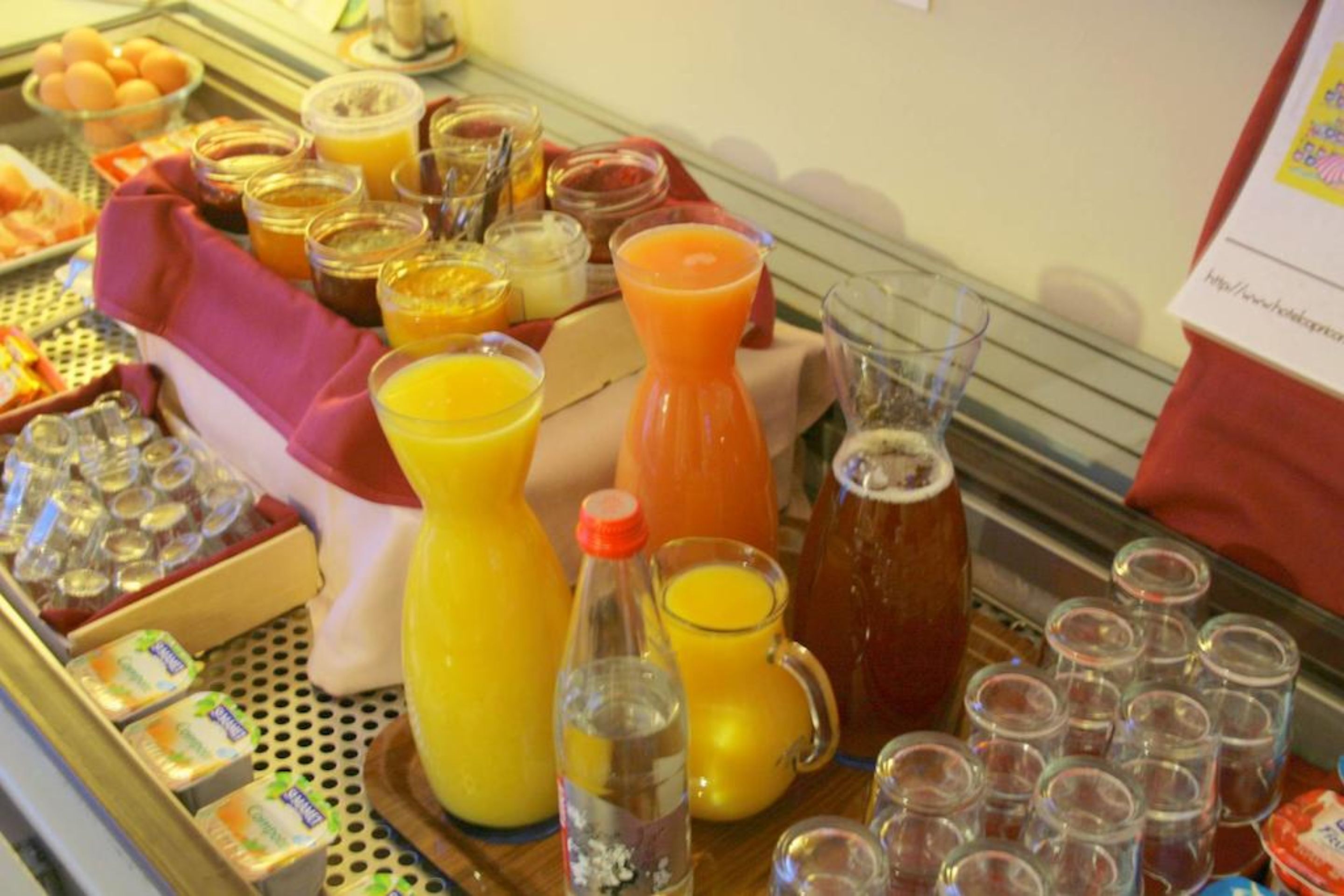 daily buffet breakfast (eur 12 per person)