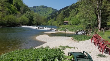 Canoë, pêche sur place
