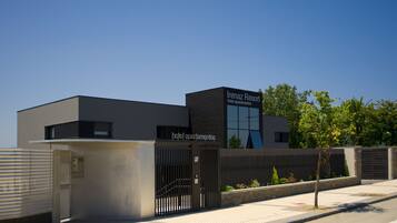 Voorkant van accommodatie