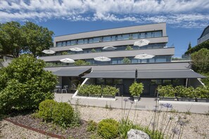 Voorkant van accommodatie