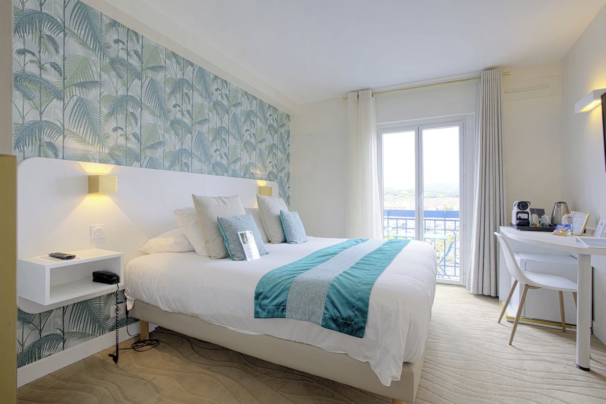 comfort double room + | premium bedding, memory-foam beds, minibar, in-room safe