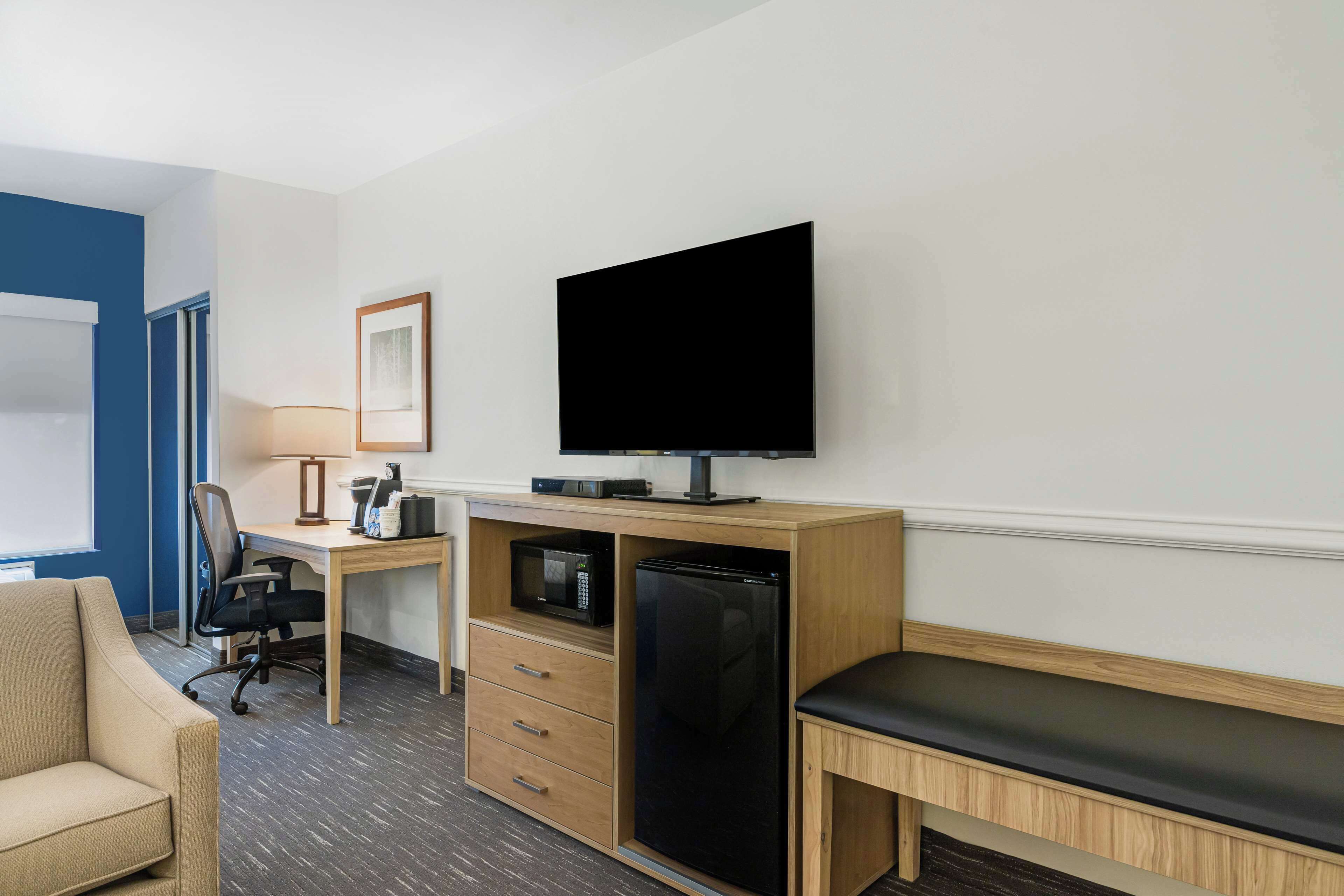 suite, 1 king bed, accessible, non smoking (with sofabed) | 1 bedroom, premium bedding, pillow-top beds, in-room safe