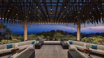 Sala de estar en el lobby