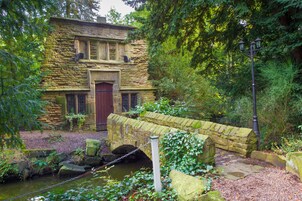 Outdoor wedding area
