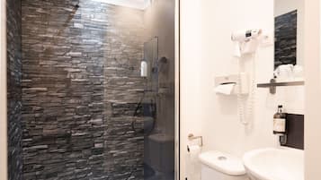 Hair dryer, towels