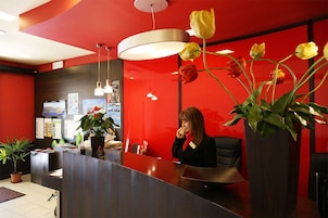 Check-in/check-out kiosk