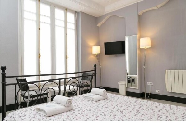 Standard Double Room, Private Bathroom (outside the room) | Down comforters, individually furnished, iron/ironing board