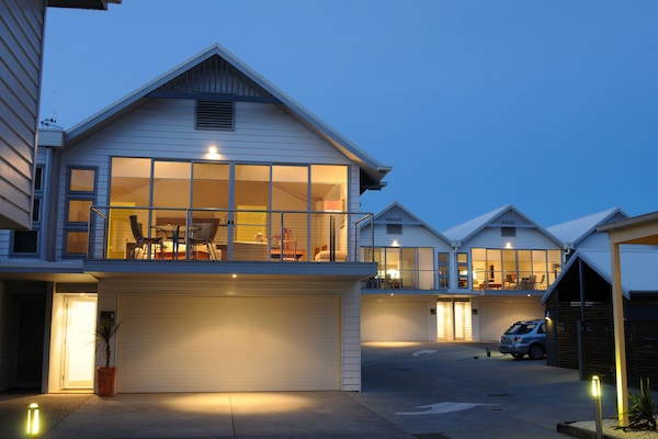 Front of property – evening/night