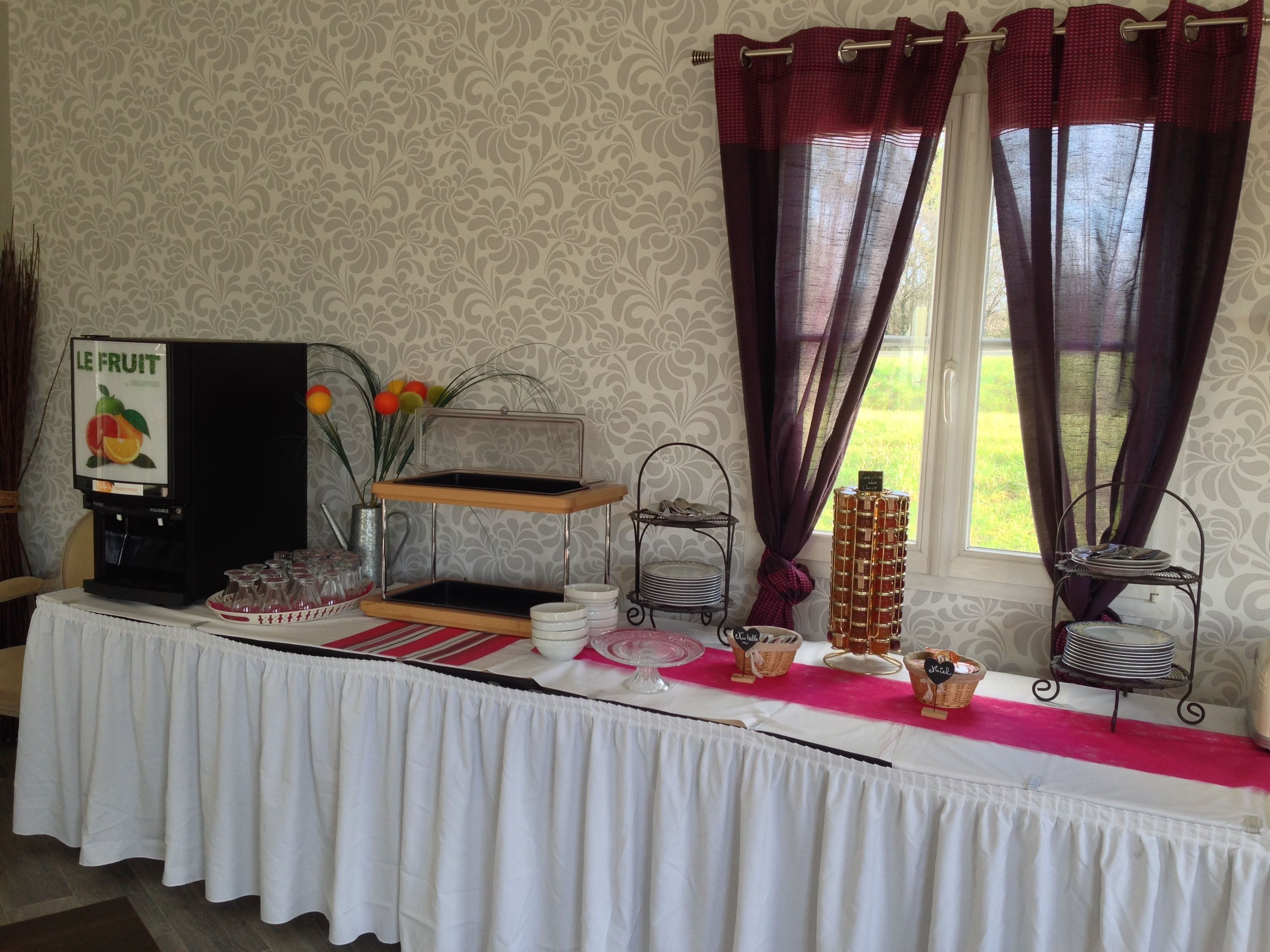 daily buffet breakfast (eur 12 per person)