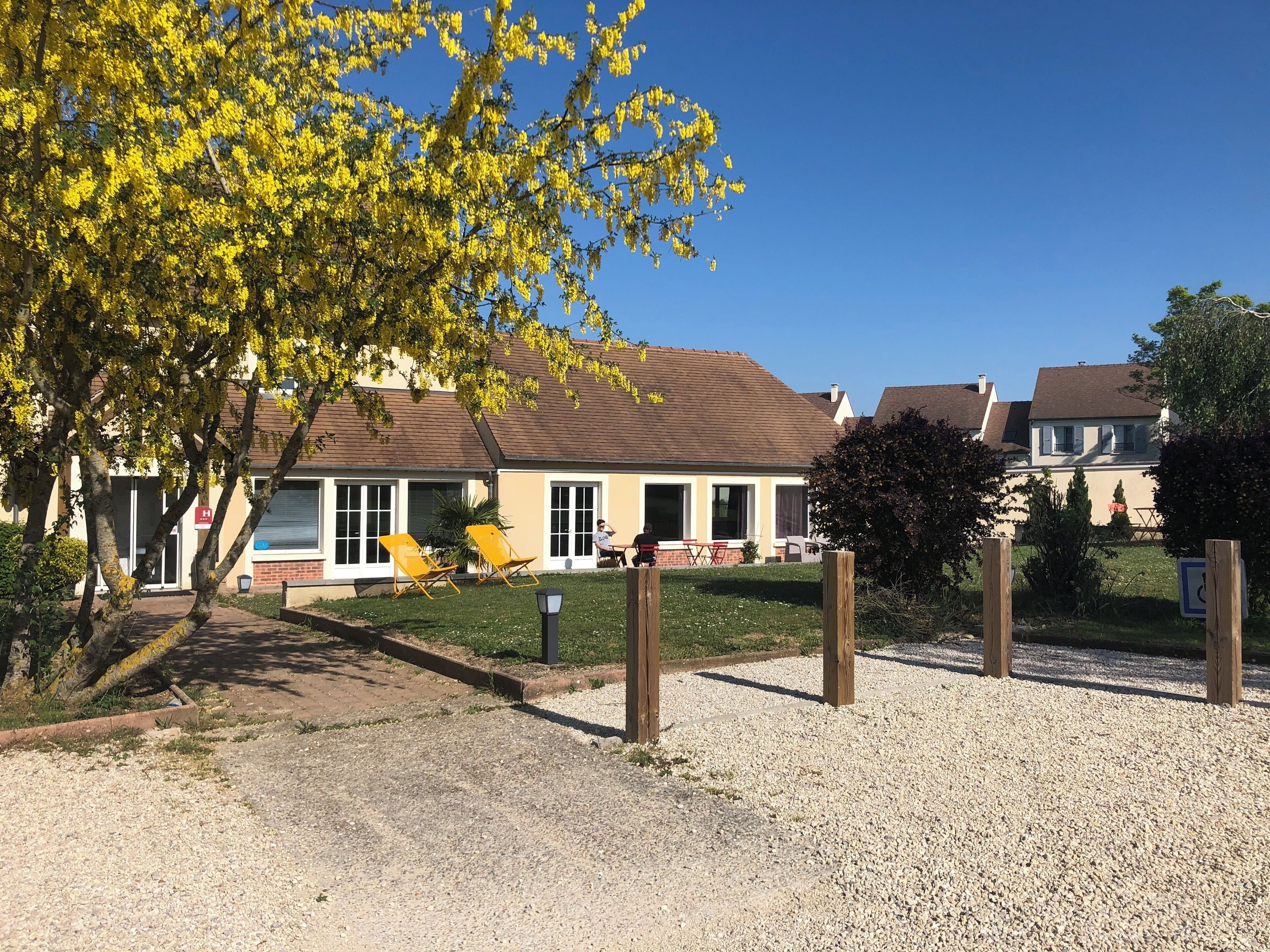 Façade de l’hébergement