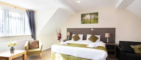 Family Quadruple Room | Premium bedding, minibar, individually decorated, individually furnished