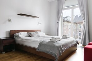 Deluxe Apartment, 1 Bedroom, Balcony (for 4 people, Łobzowska Street)