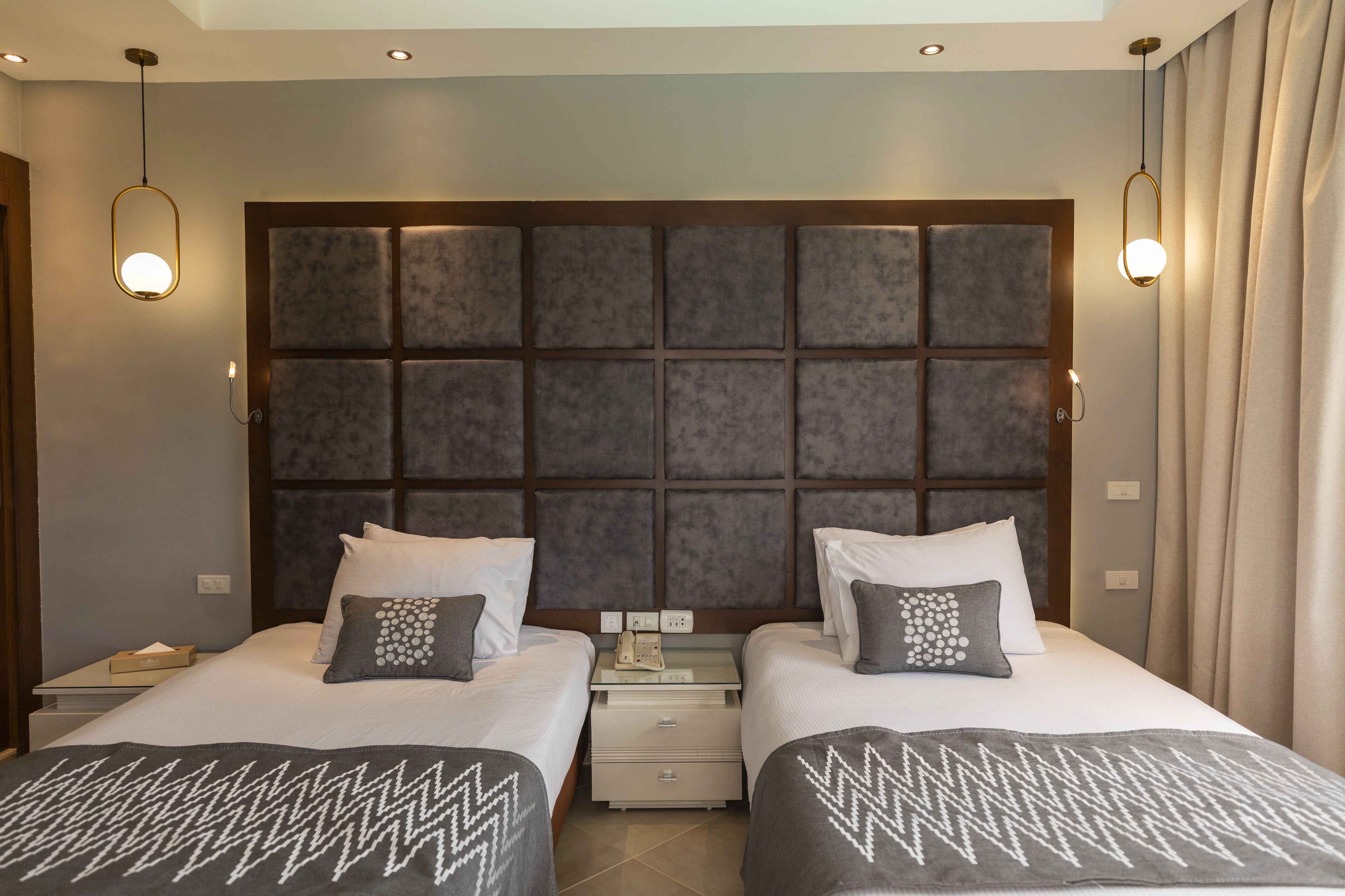 pool suite, sea view (posh club) | 1 bedroom, free minibar, in-room safe, individually decorated