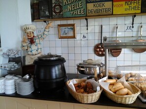 Kontinental morgenmad hver dag mod et gebyr