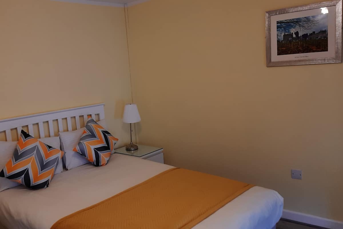 Blackout drapes, iron/ironing board (on request), WiFi (free)
