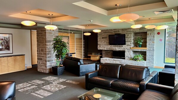 Sala de estar en el lobby