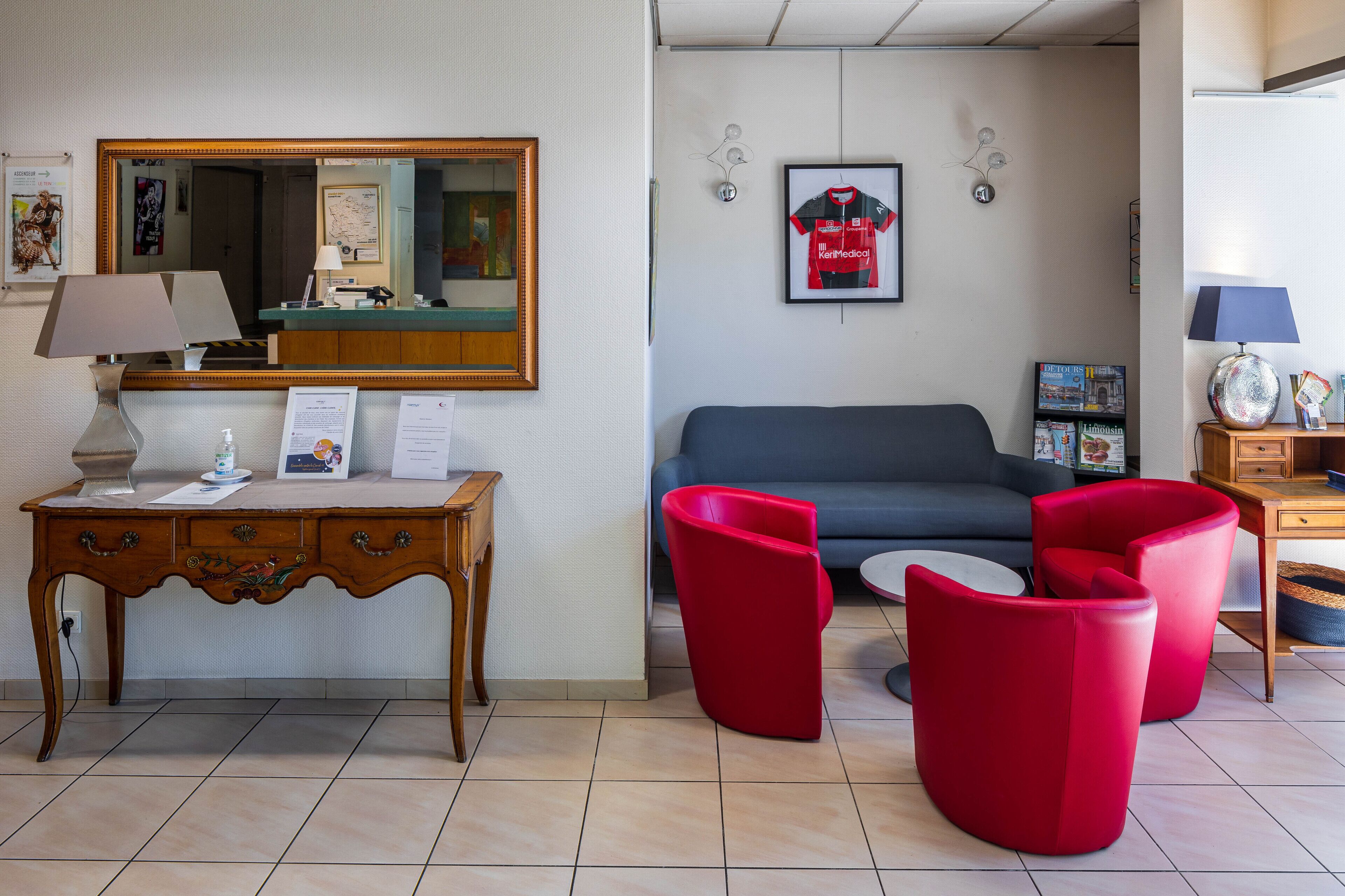 Sitzecke in der Lobby