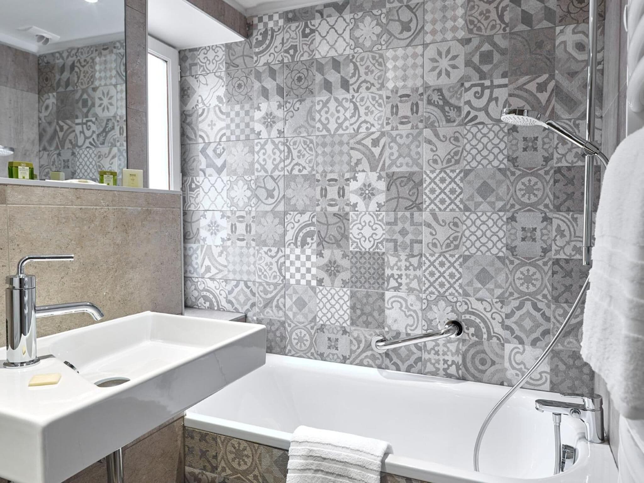 free toiletries, hair dryer, towels, soap