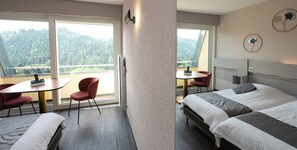 Chambre Panoramique avec lits jumeaux, balcon