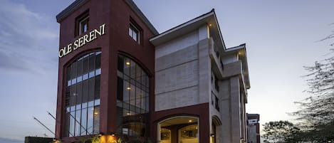 Majoituspaikan sisäänkäynti