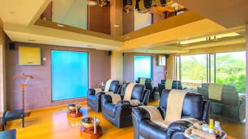 Espace de soins pour les couples, soins corporels, soins d'aromathérapie