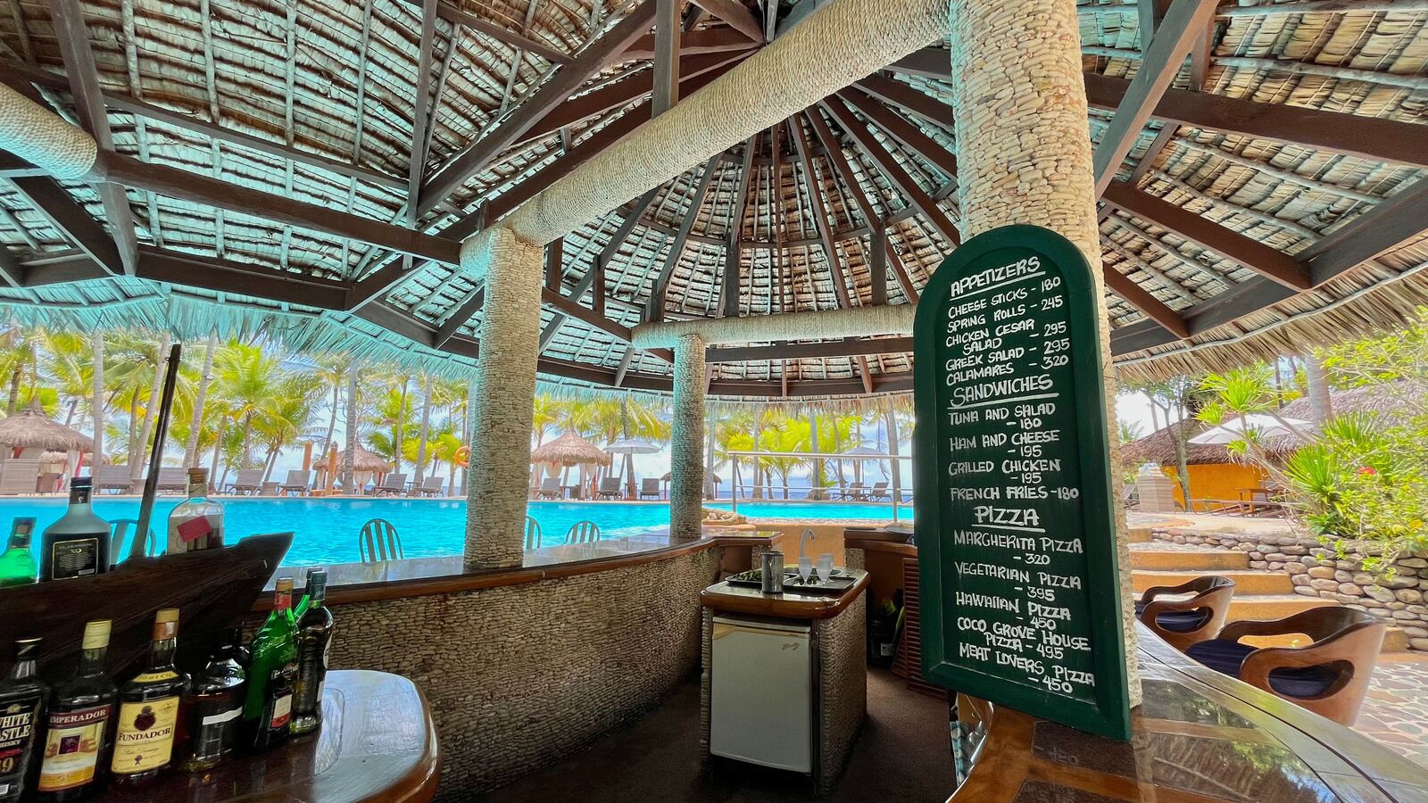 Poolside bar