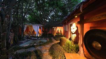 Reflexology, manicures and pedicures, massages