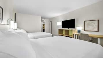 Desk, laptop workspace, iron/ironing board, free WiFi