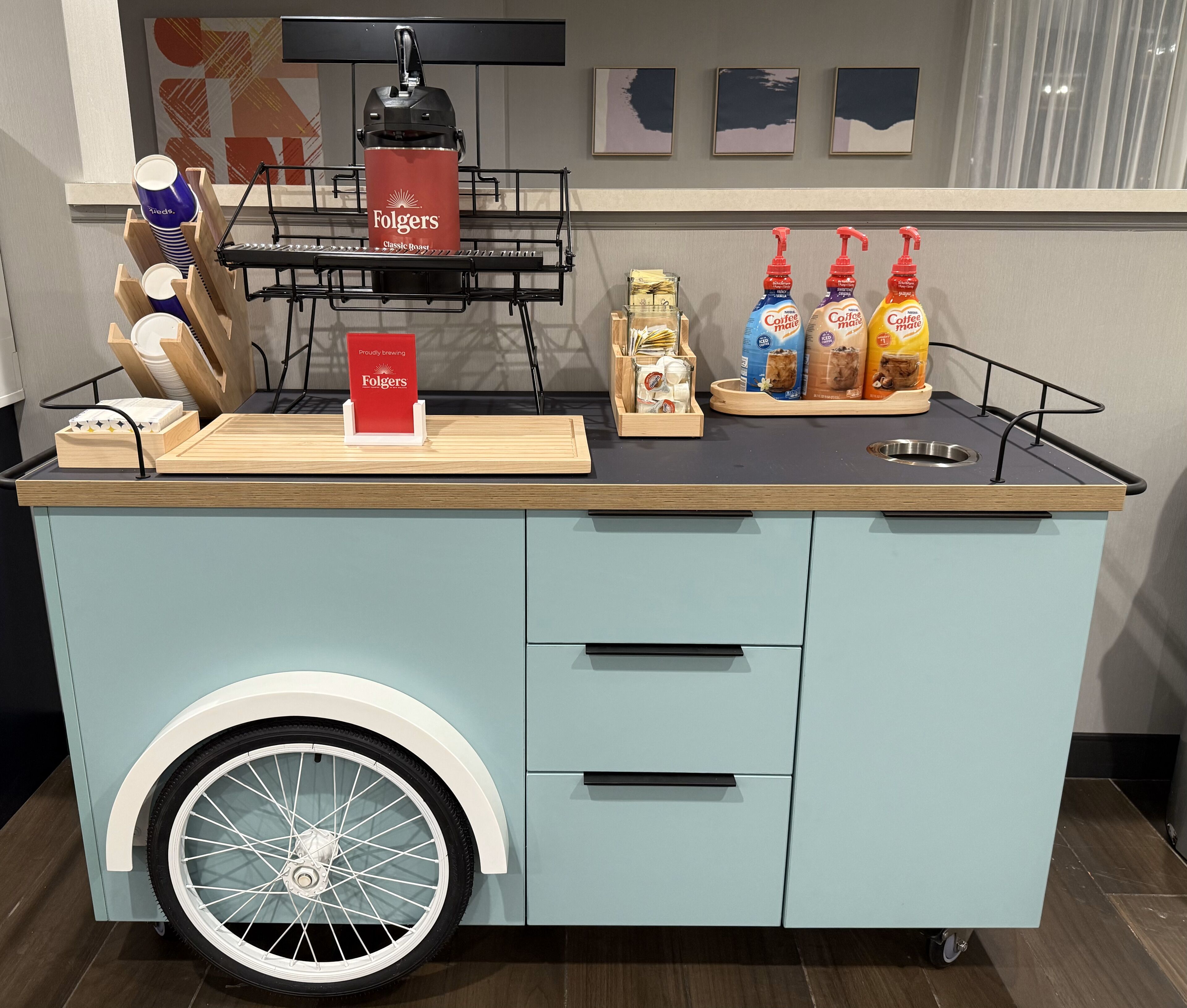 Kontinental frokost er inkludert hver dag