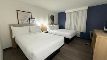 Room, 2 Double Beds | Desk, laptop workspace, iron/ironing board, free WiFi