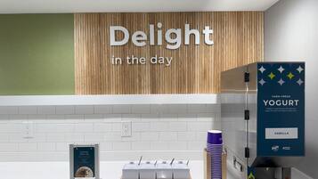 Kontinental frokost er inkludert hver dag