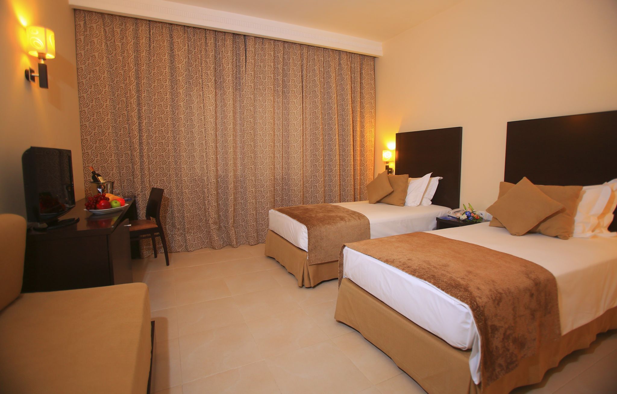 Minibar, in-room safe, blackout drapes, soundproofing