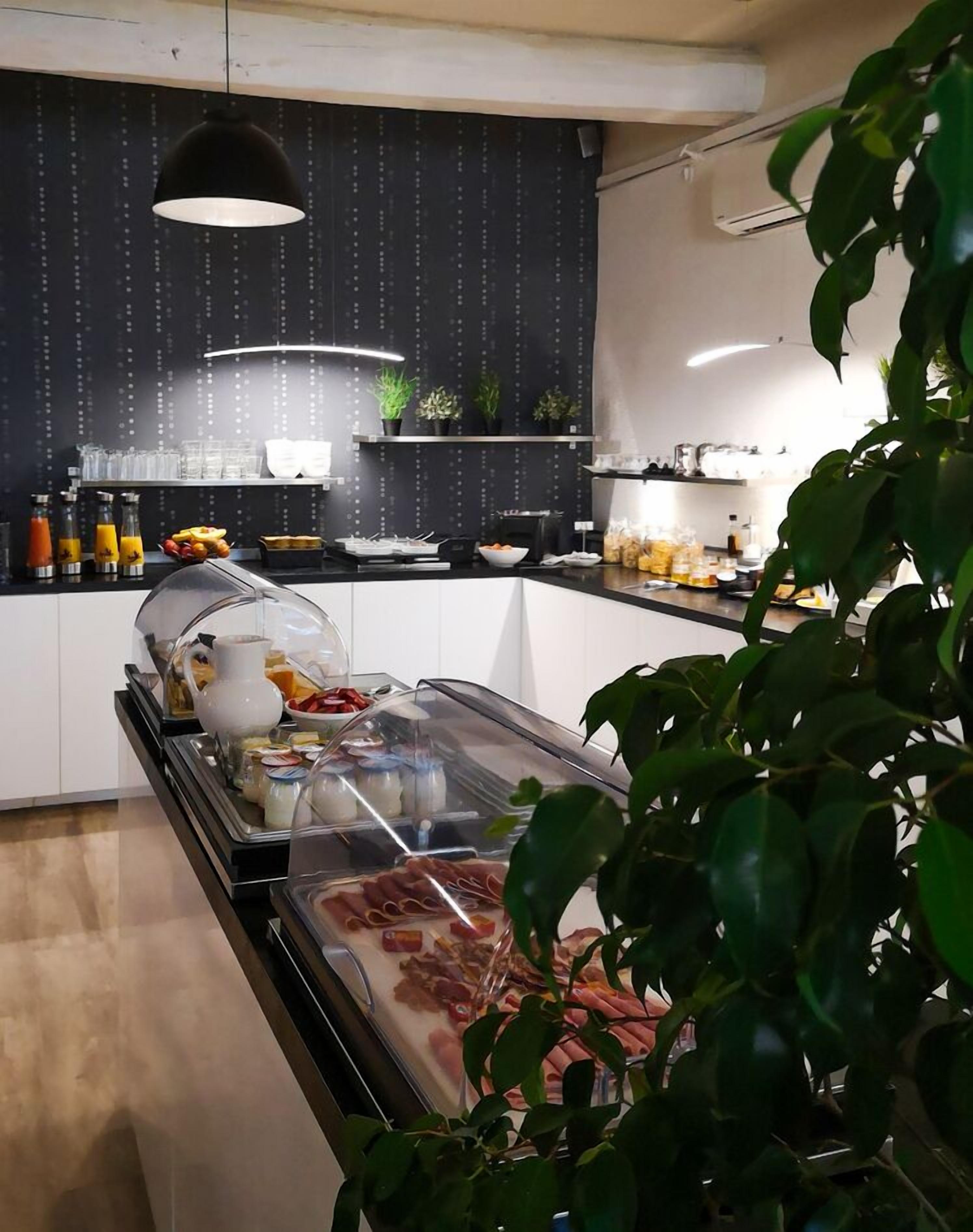 daily buffet breakfast (eur 14 per person)