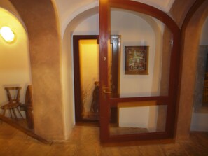 Interior entrance