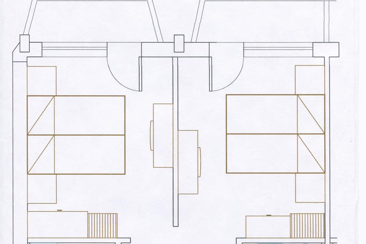 Chambre Quadruple (2 Connecting Rooms) | Plan d’étage