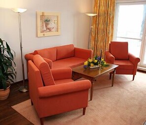 Apartment (Country Side) | Living room | TV - Hof Sierksdorf (Sierksdorf)
