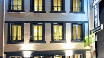 Front of property – evening/night