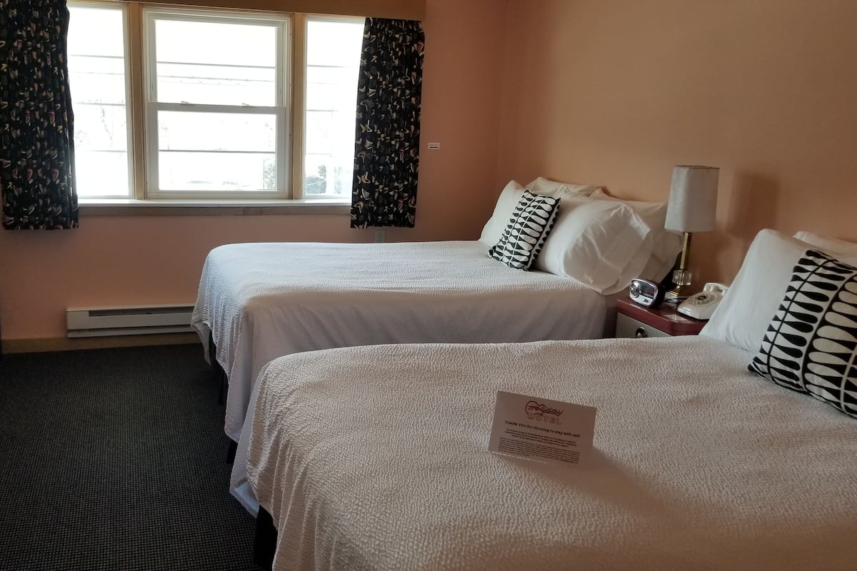 Room, 2 Double Beds (Second Floor) | Premium bedding, pillowtop beds, desk, laptop workspace