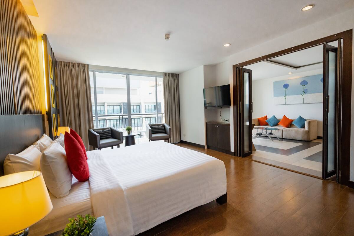 ห้องเพรสซิเดนเชียลสวีท | ตู้นิรภัยในห้องพัก, เตียงเสริม/เปล, Wi-Fi ฟรี
