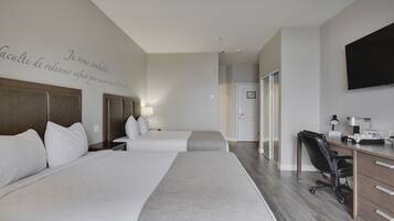 HOTEL | Economy Room, 2 Queen Beds Courtyard View | 1 bedroom, in-room safe, individually decorated, individually furnished